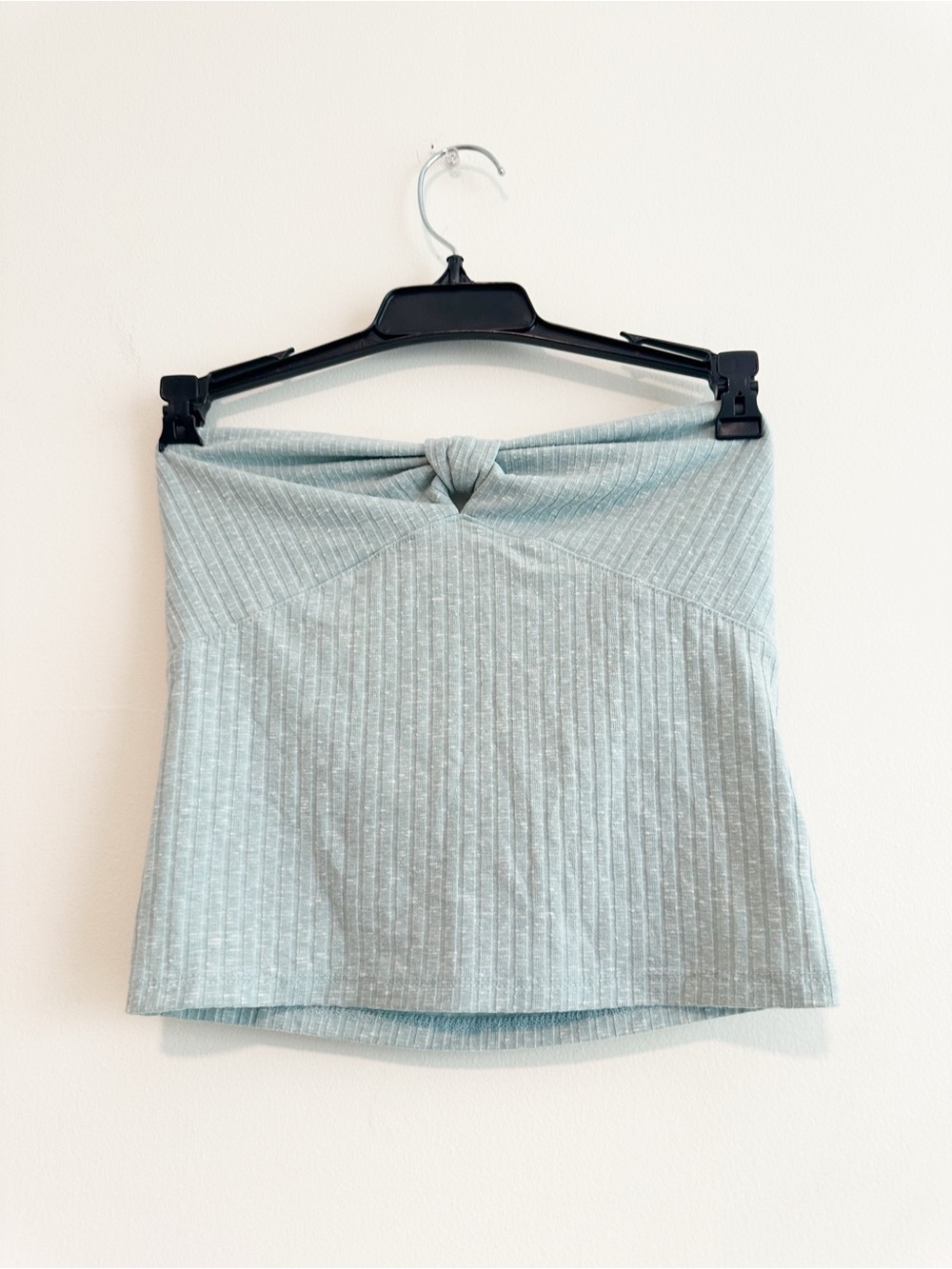 American Eagle Outfitters Sage Ribbed Bandeau Top